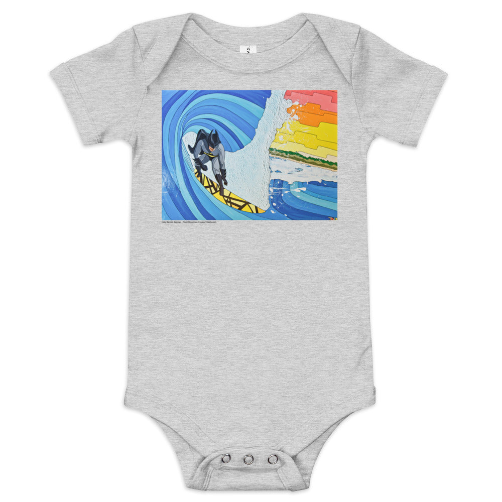 Holy Barrels Batman - Baby short sleeve one piece