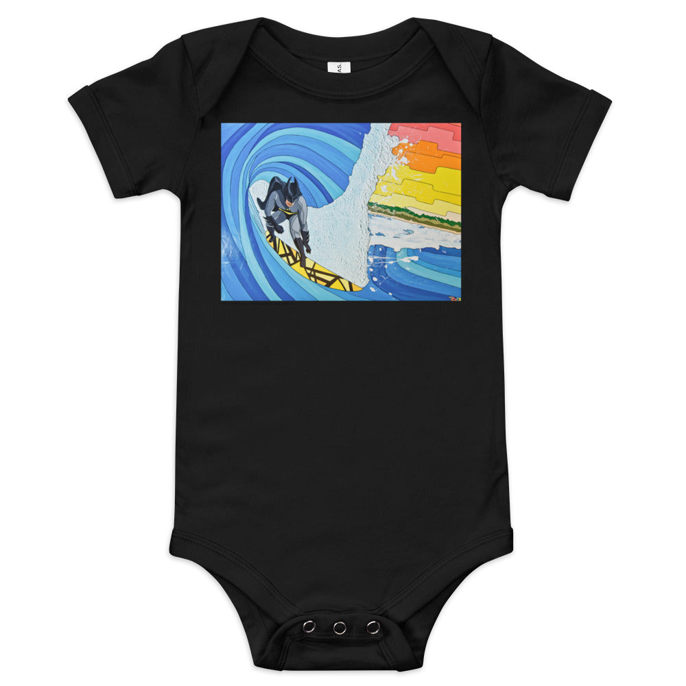 Holy Barrels Batman - Baby short sleeve one piece