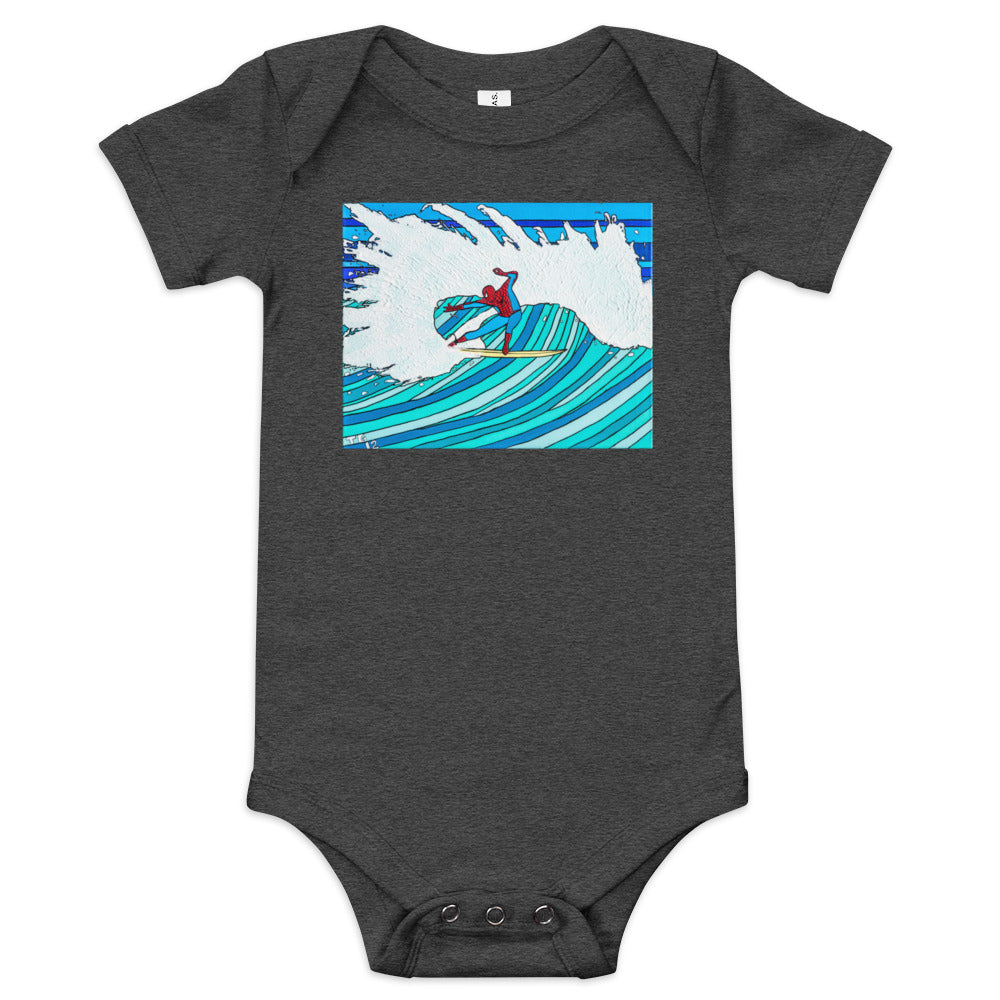 Spidey Style - Baby short sleeve one piece