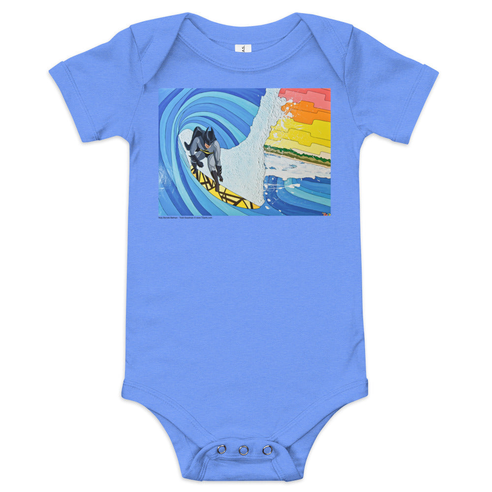 Holy Barrels Batman - Baby short sleeve one piece