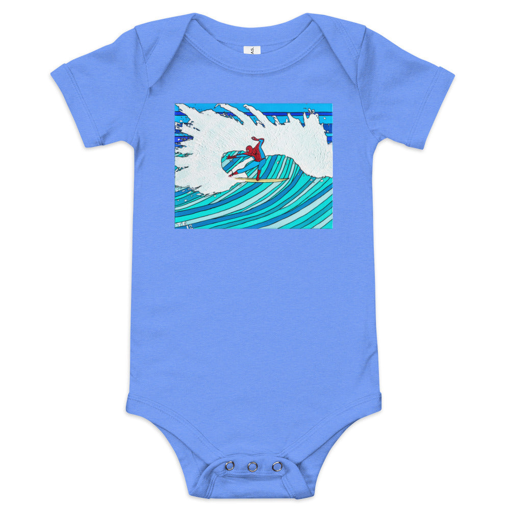 Spidey Style - Baby short sleeve one piece