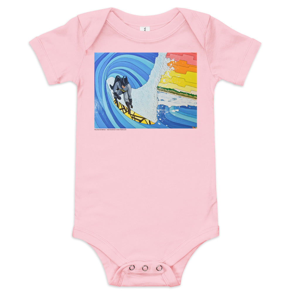 Holy Barrels Batman - Baby short sleeve one piece
