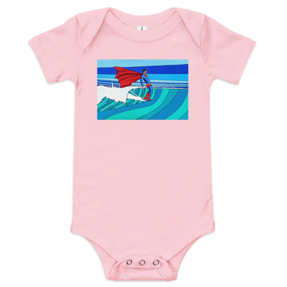 Faster Than a Speeding Bullet - Baby short sleeve one piece