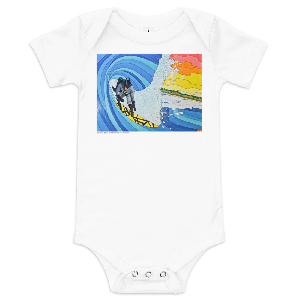 Holy Barrels Batman - Baby short sleeve one piece
