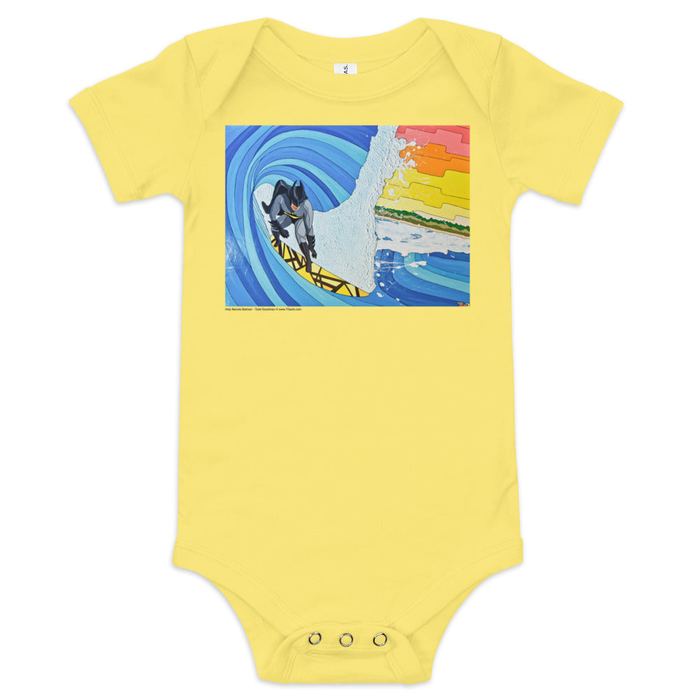 Holy Barrels Batman - Baby short sleeve one piece