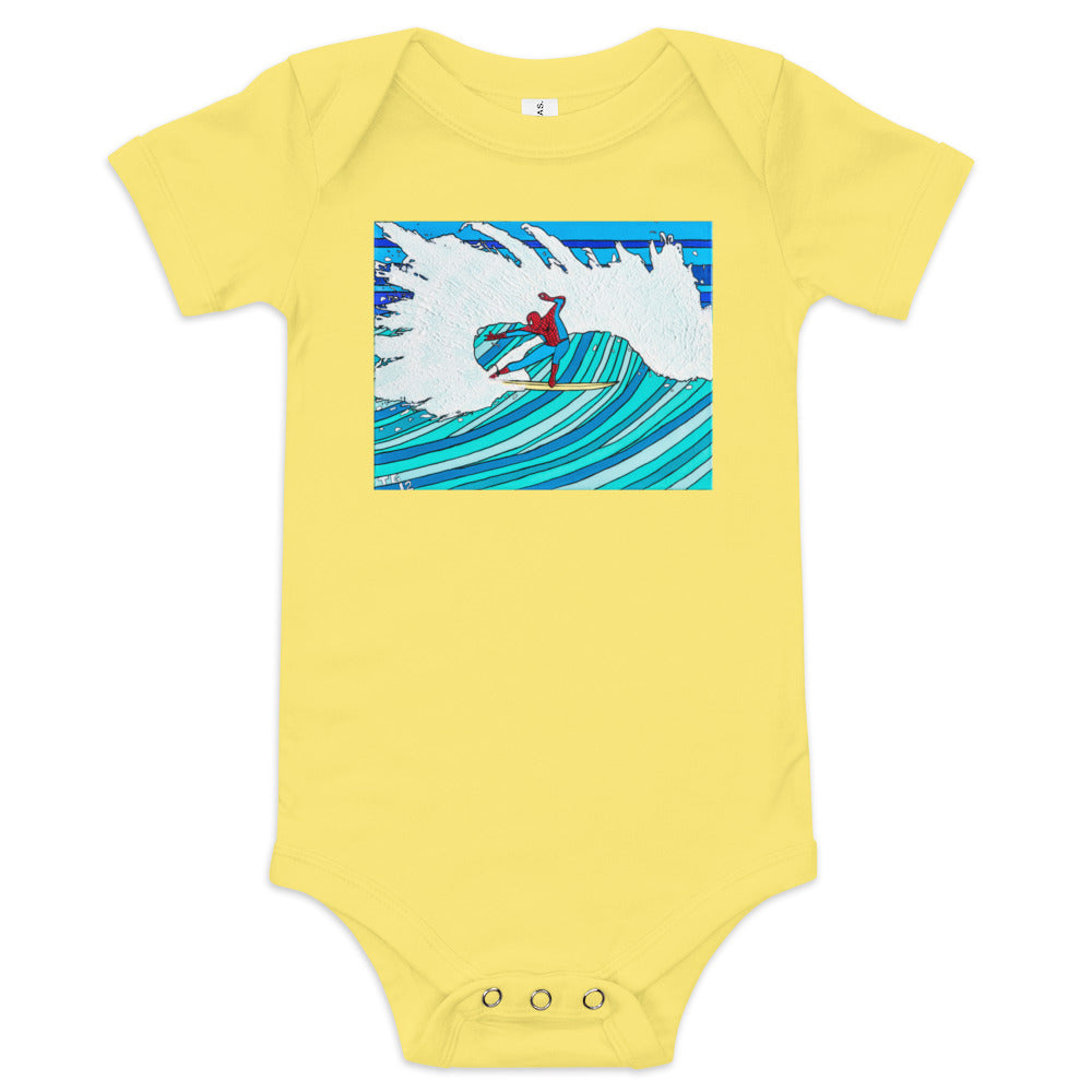 Spidey Style - Baby short sleeve one piece