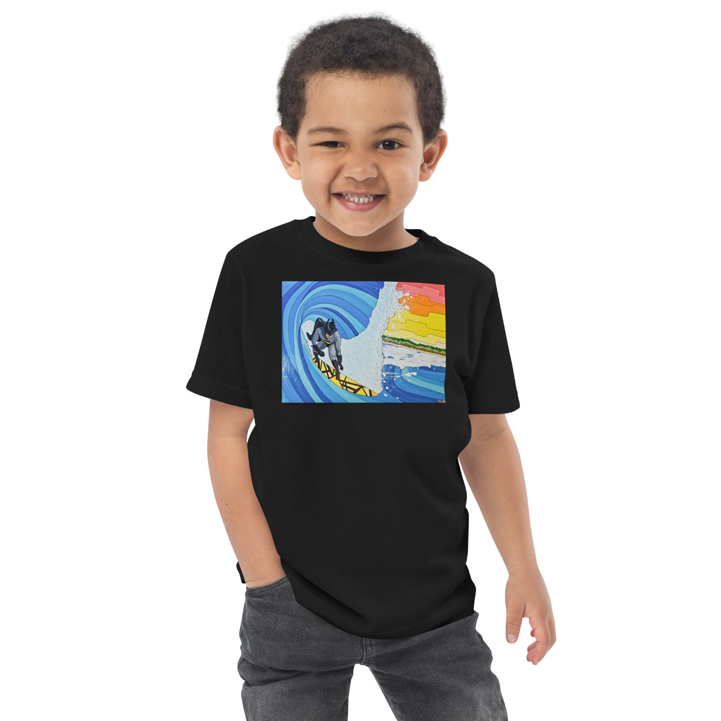 Holy Barrels Batman - Toddler jersey t-shirt