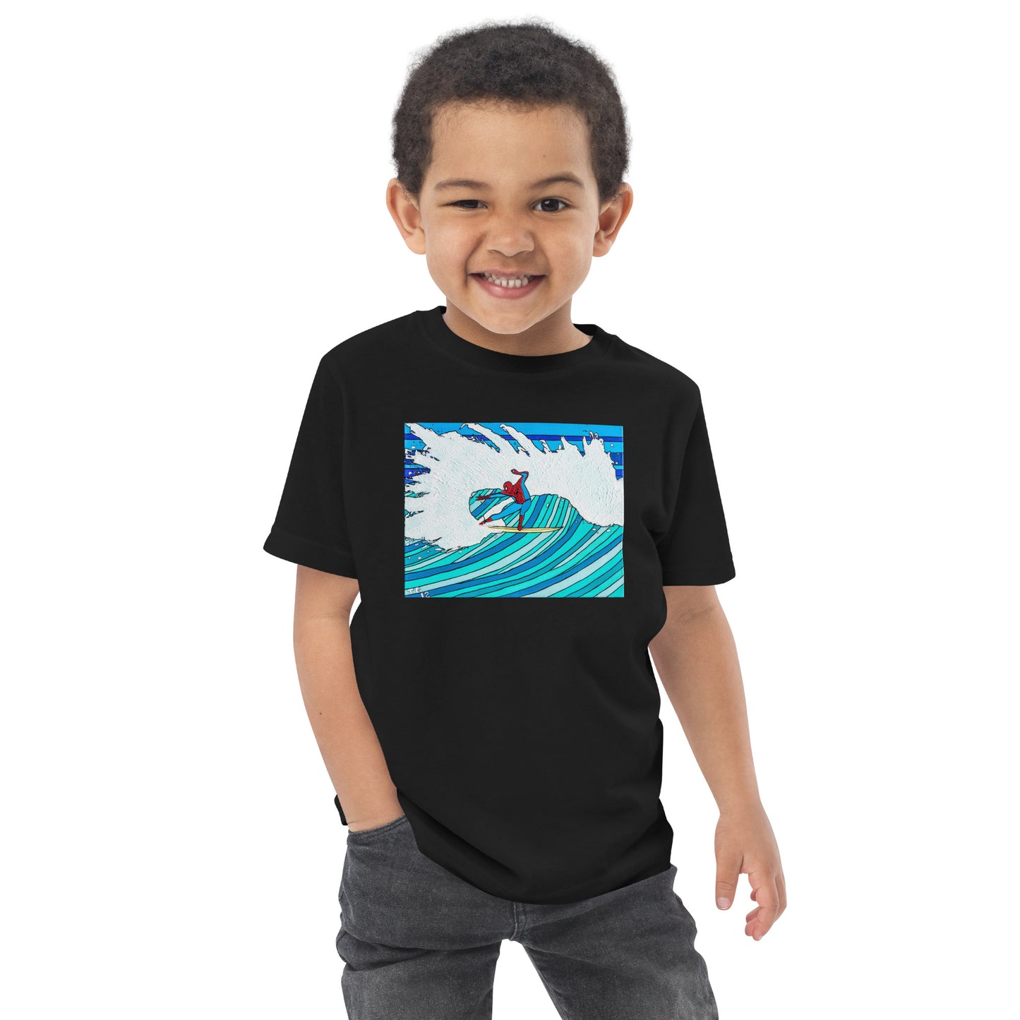 Spidey Style - Toddler jersey t-shirt