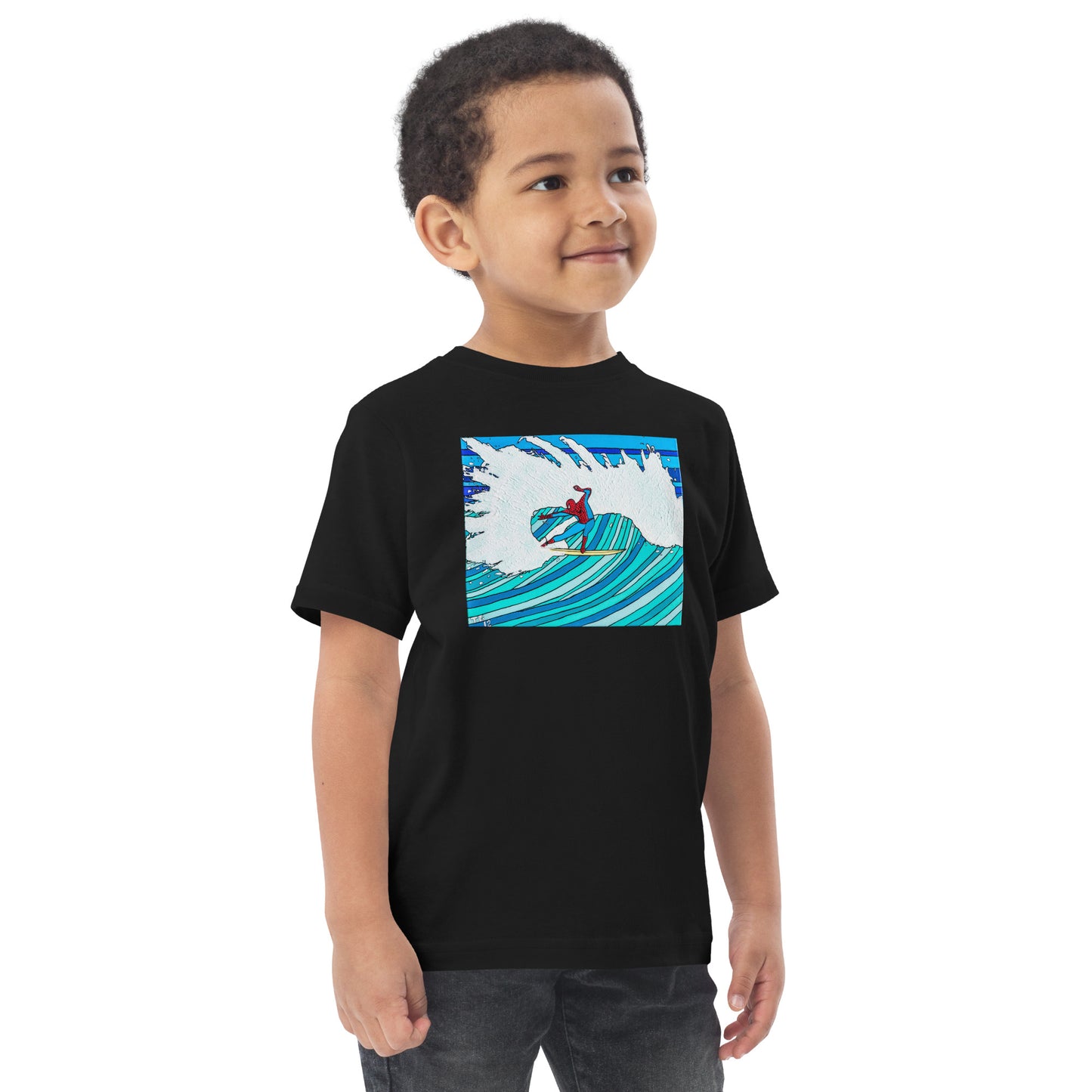 Spidey Style - Toddler jersey t-shirt