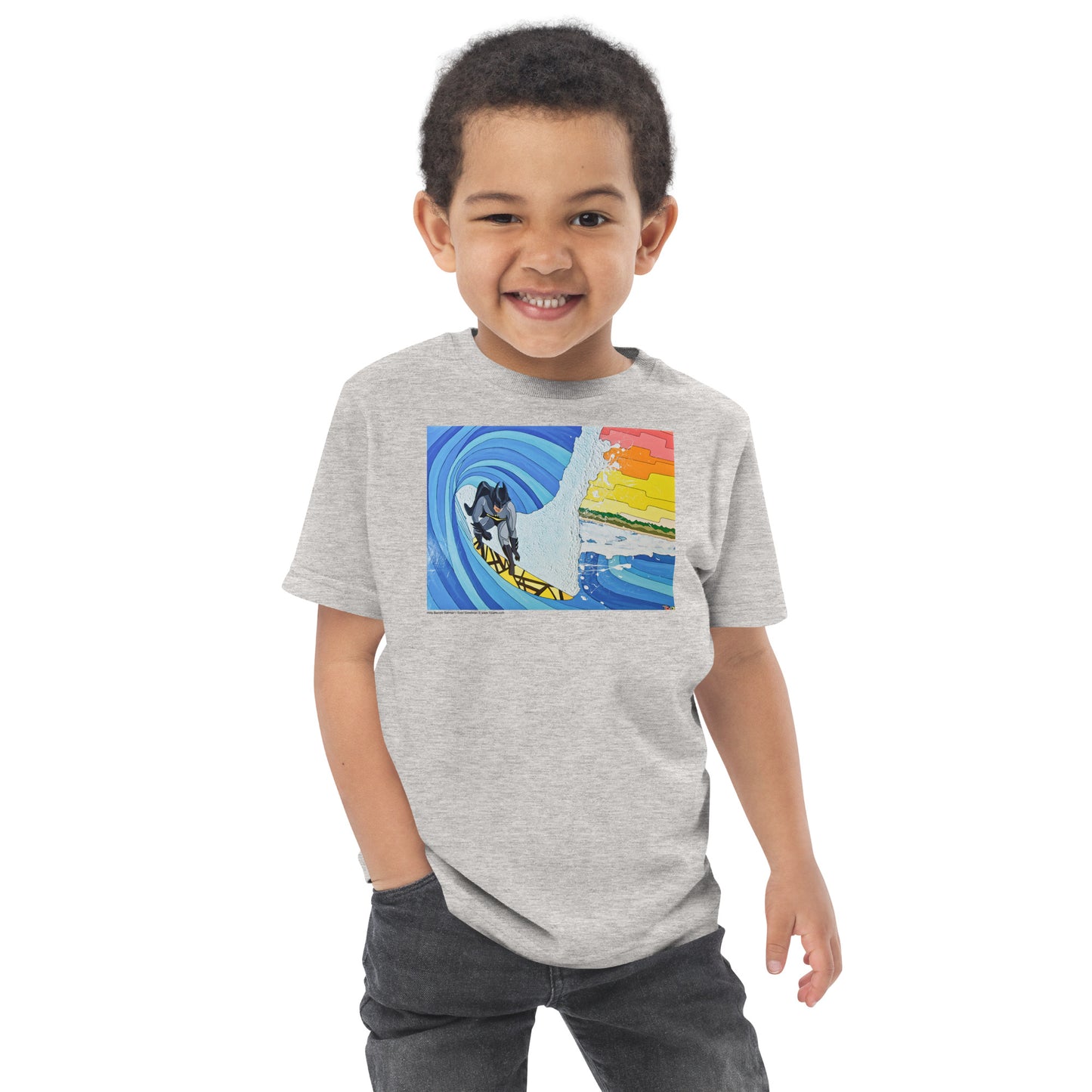 Holy Barrels Batman - Toddler jersey t-shirt