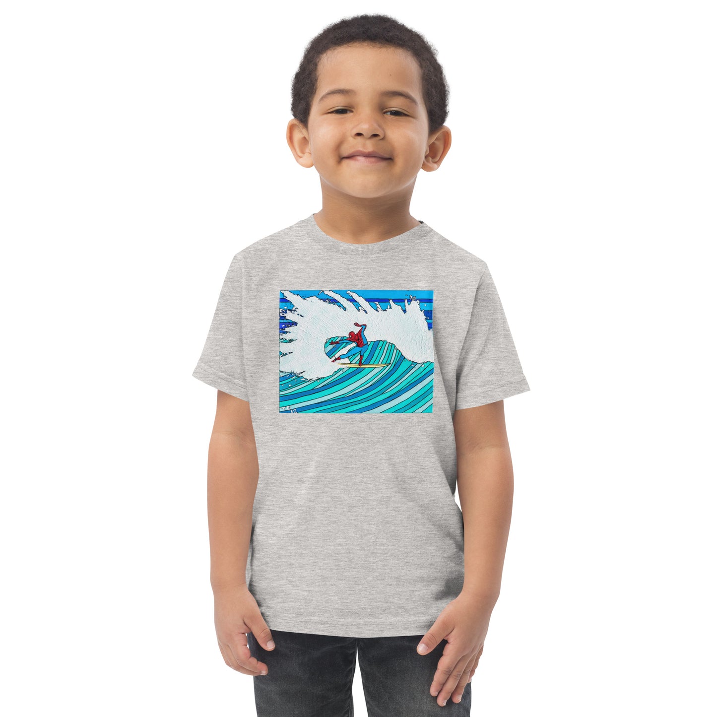 Spidey Style - Toddler jersey t-shirt