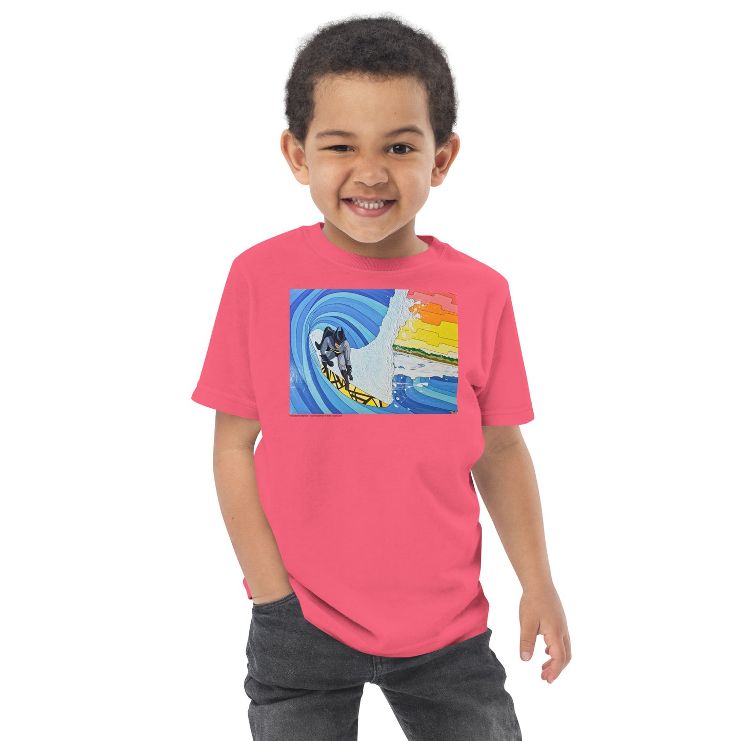 Holy Barrels Batman - Toddler jersey t-shirt