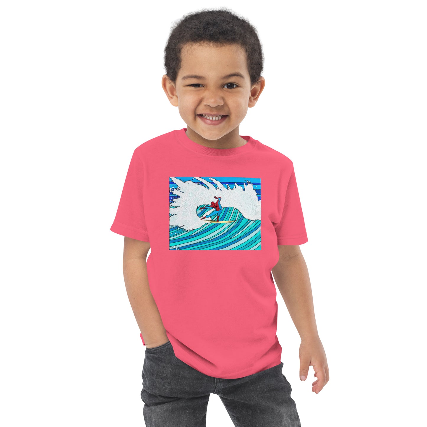 Spidey Style - Toddler jersey t-shirt