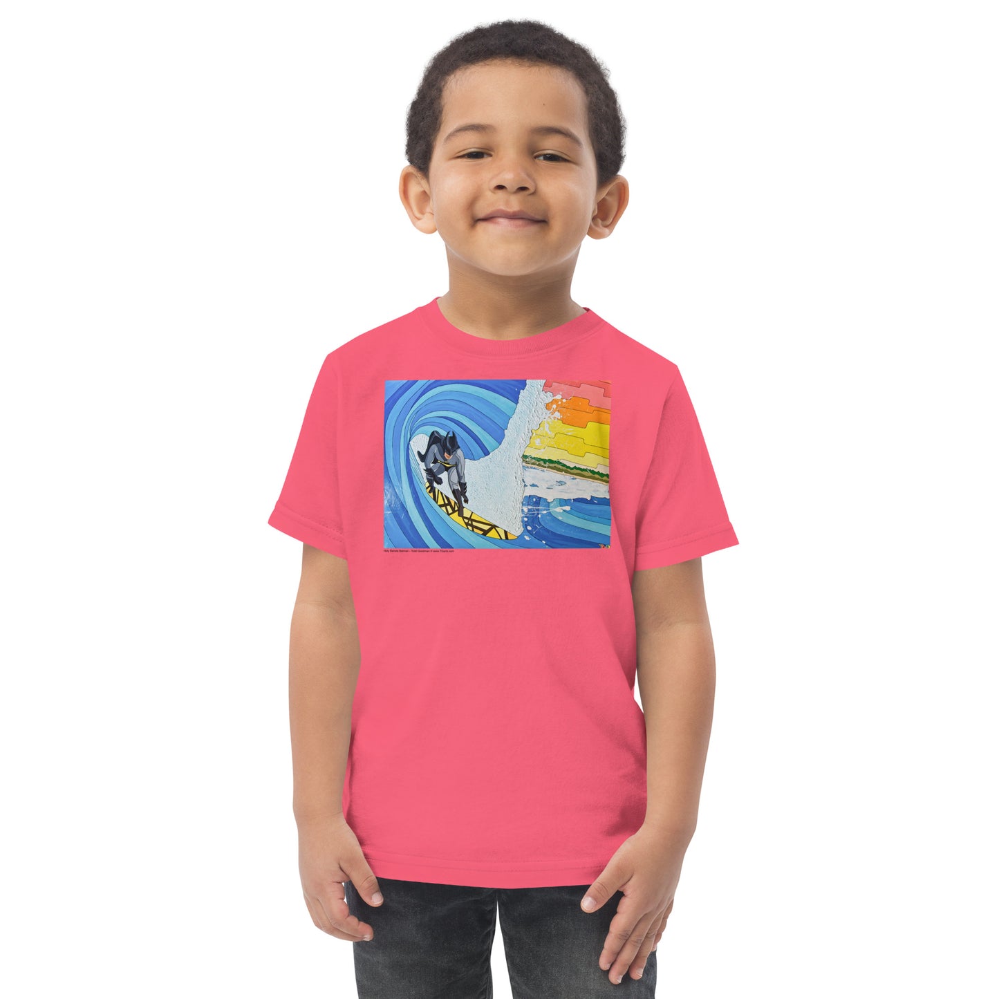 Holy Barrels Batman - Toddler jersey t-shirt