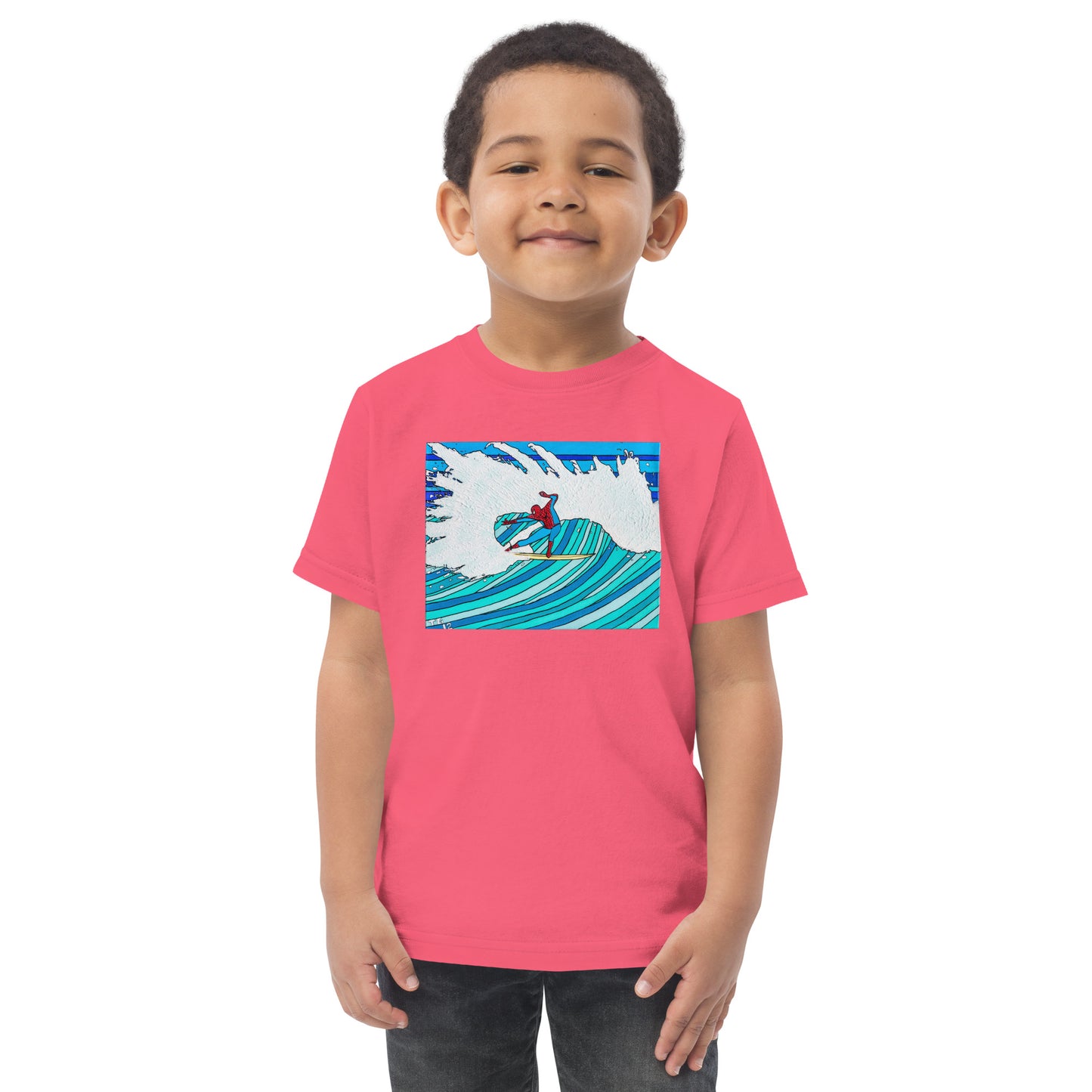 Spidey Style - Toddler jersey t-shirt