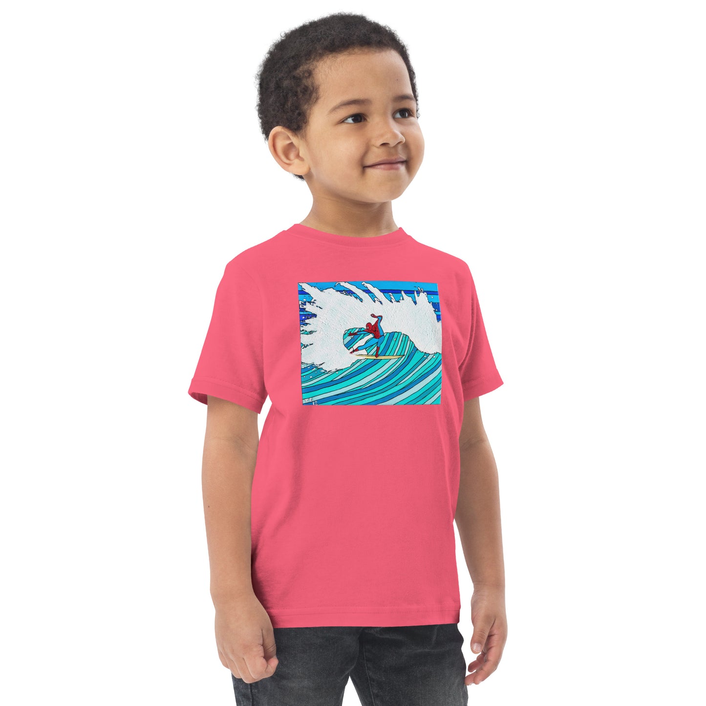 Spidey Style - Toddler jersey t-shirt