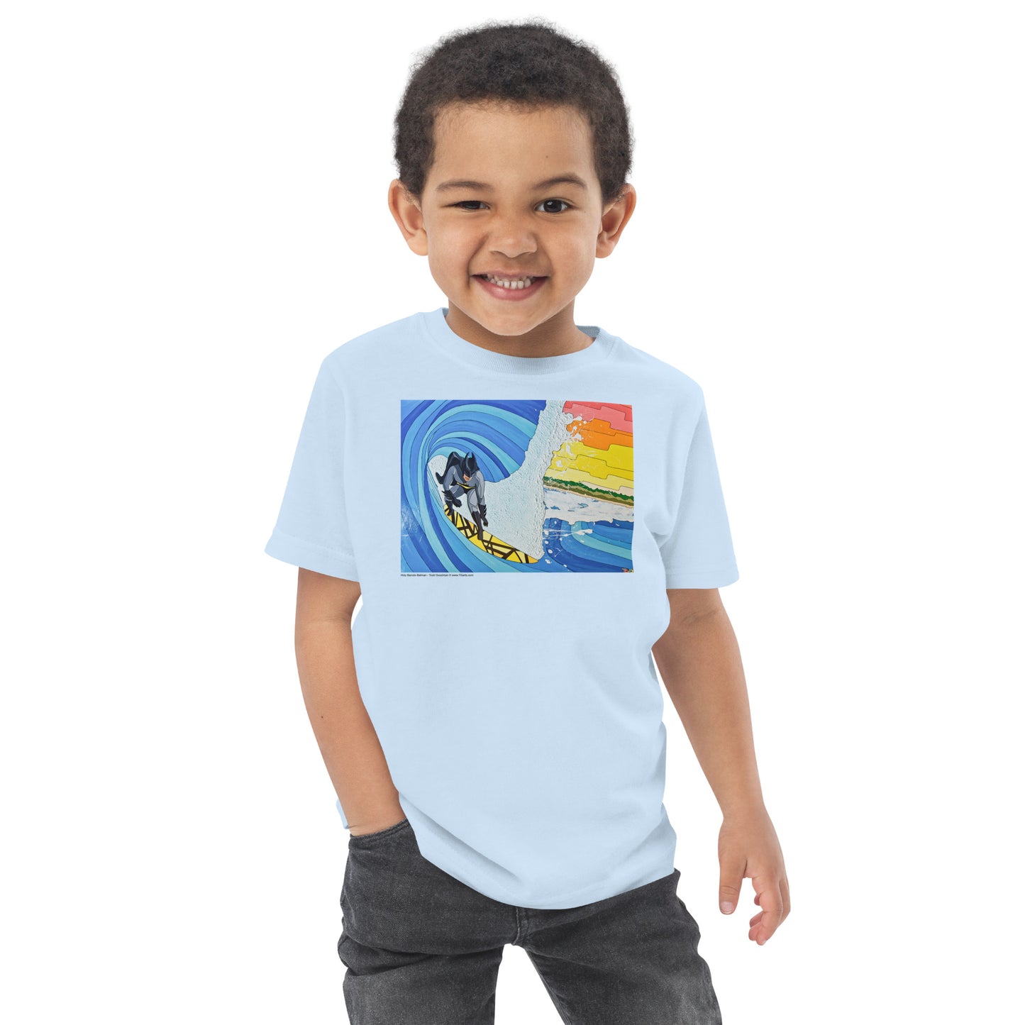Holy Barrels Batman - Toddler jersey t-shirt