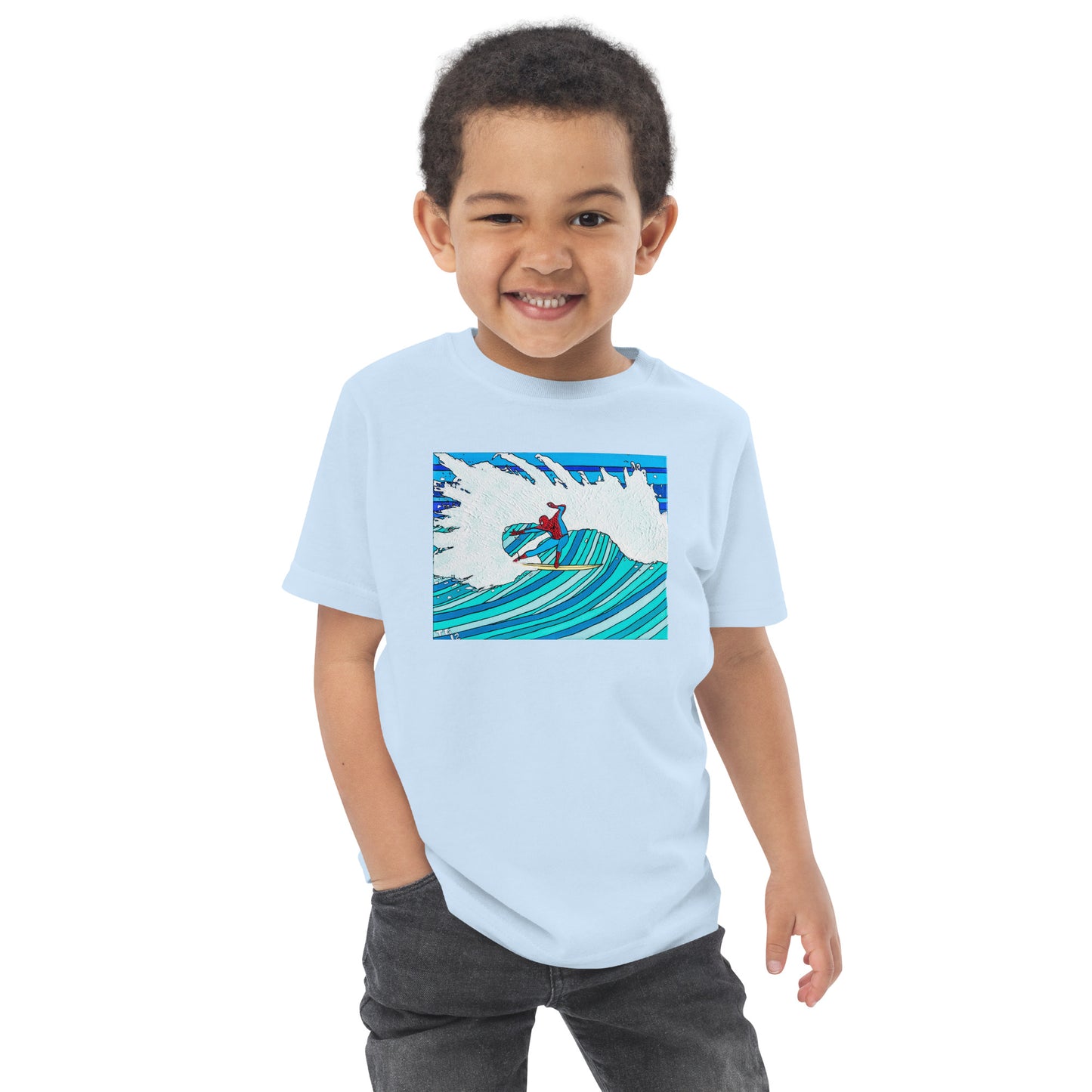 Spidey Style - Toddler jersey t-shirt