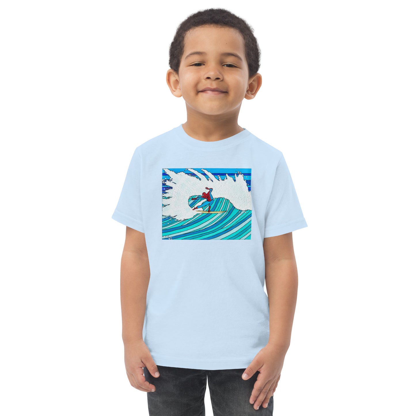 Spidey Style - Toddler jersey t-shirt