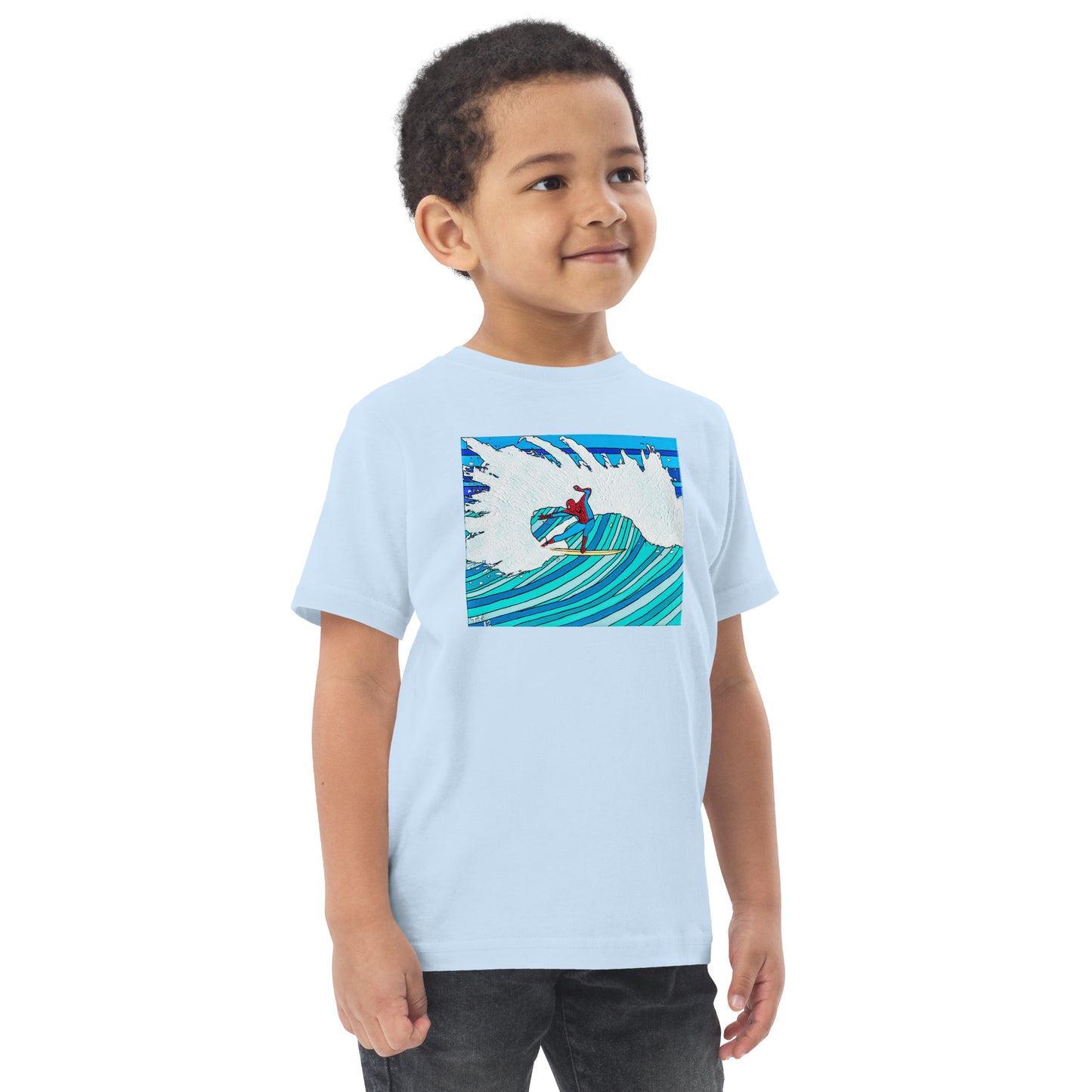 Spidey Style - Toddler jersey t-shirt