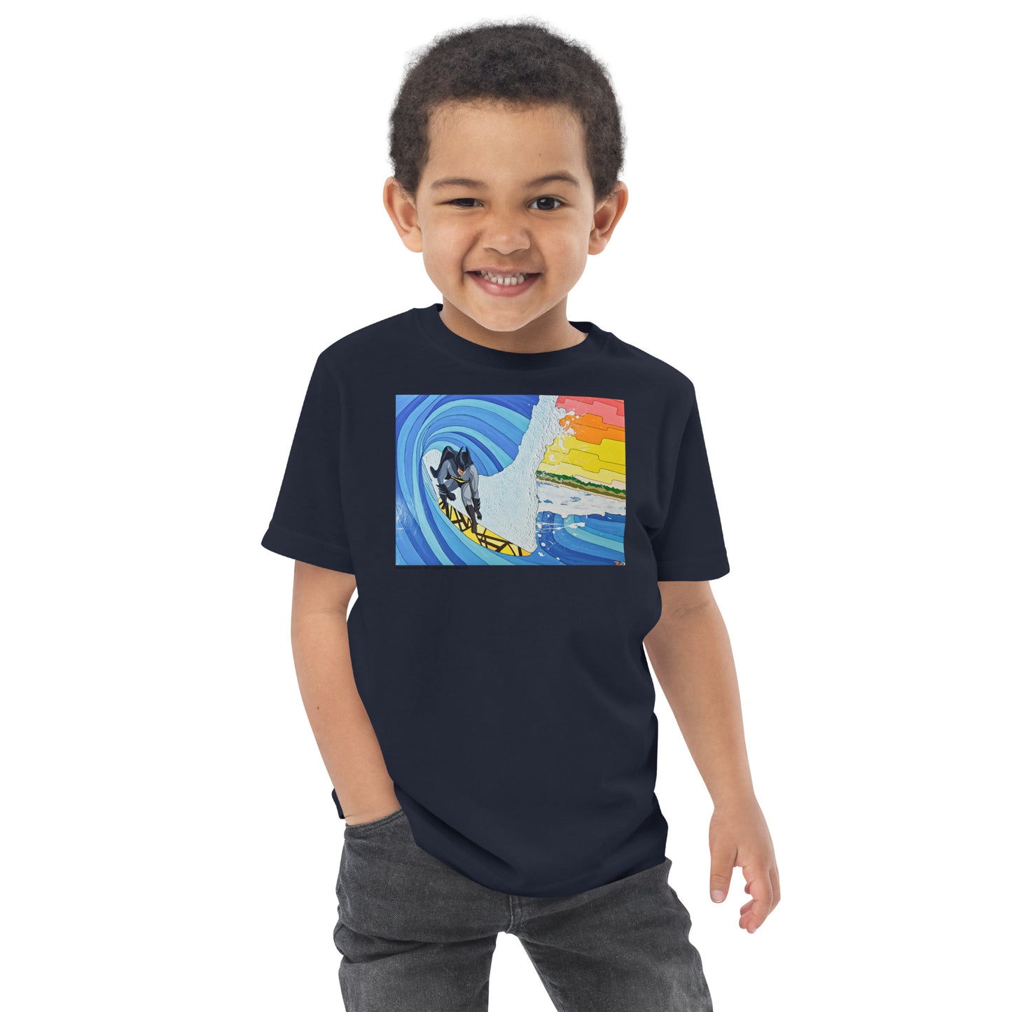 Holy Barrels Batman - Toddler jersey t-shirt