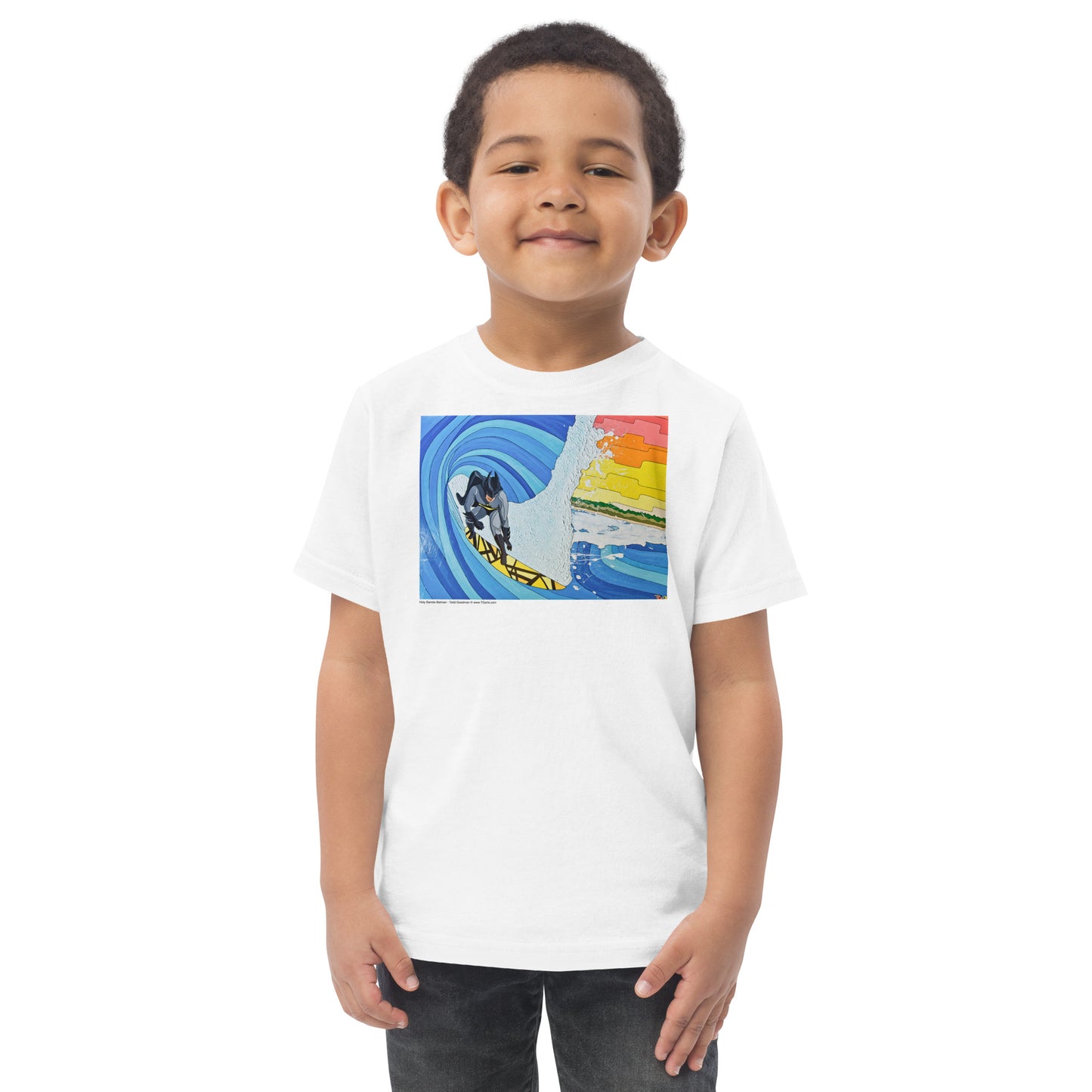 Holy Barrels Batman - Toddler jersey t-shirt