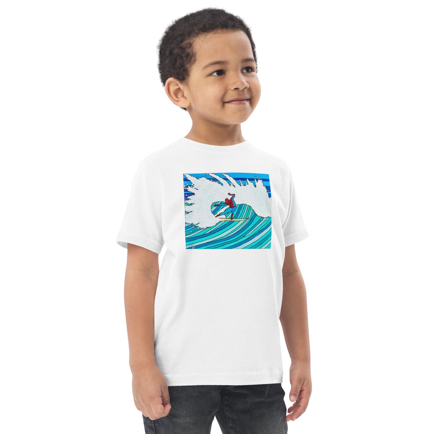 Spidey Style - Toddler jersey t-shirt