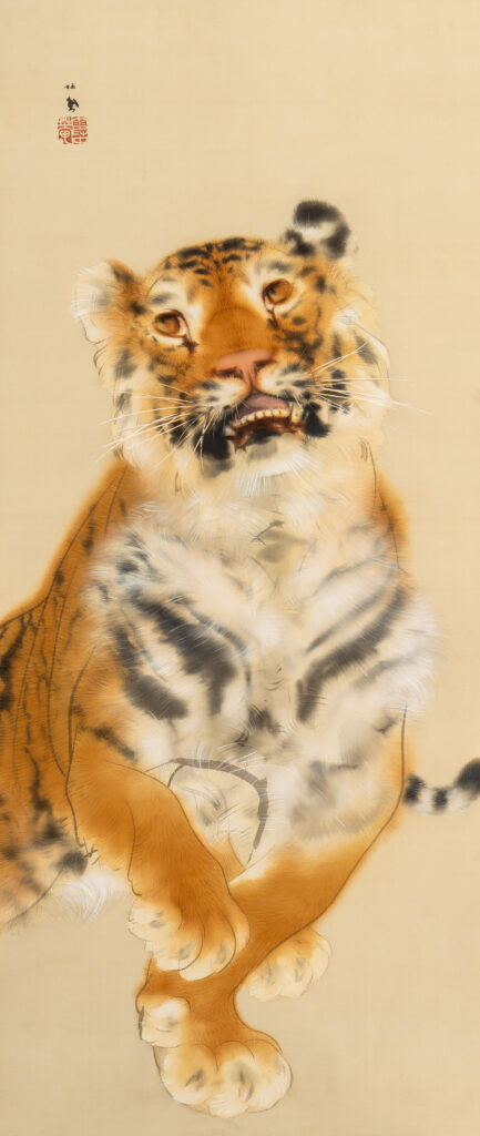 Fukuda Art Museum: Takeuchi Seihō, Fierce Tiger, 1930, Fukuda Art Museum, Kyoto, Japan.
