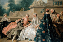 Jean-François de Troy, Declaration of Love, 1731, Sanssouci, Potsdam, Germany.