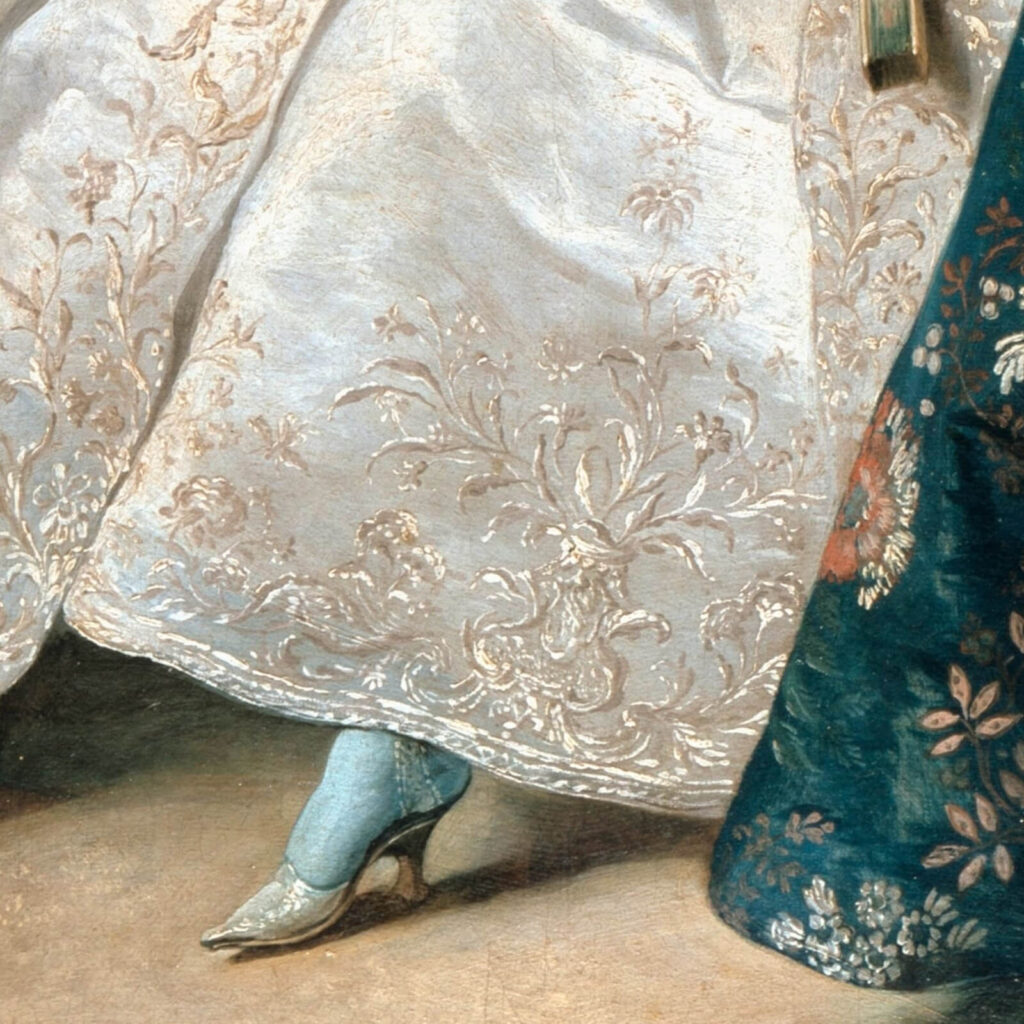 Declaration of Love: Jean-François de Troy, The Declaration of Love, 1731, Sanssouci, Potsdam, Germany. Detail.
