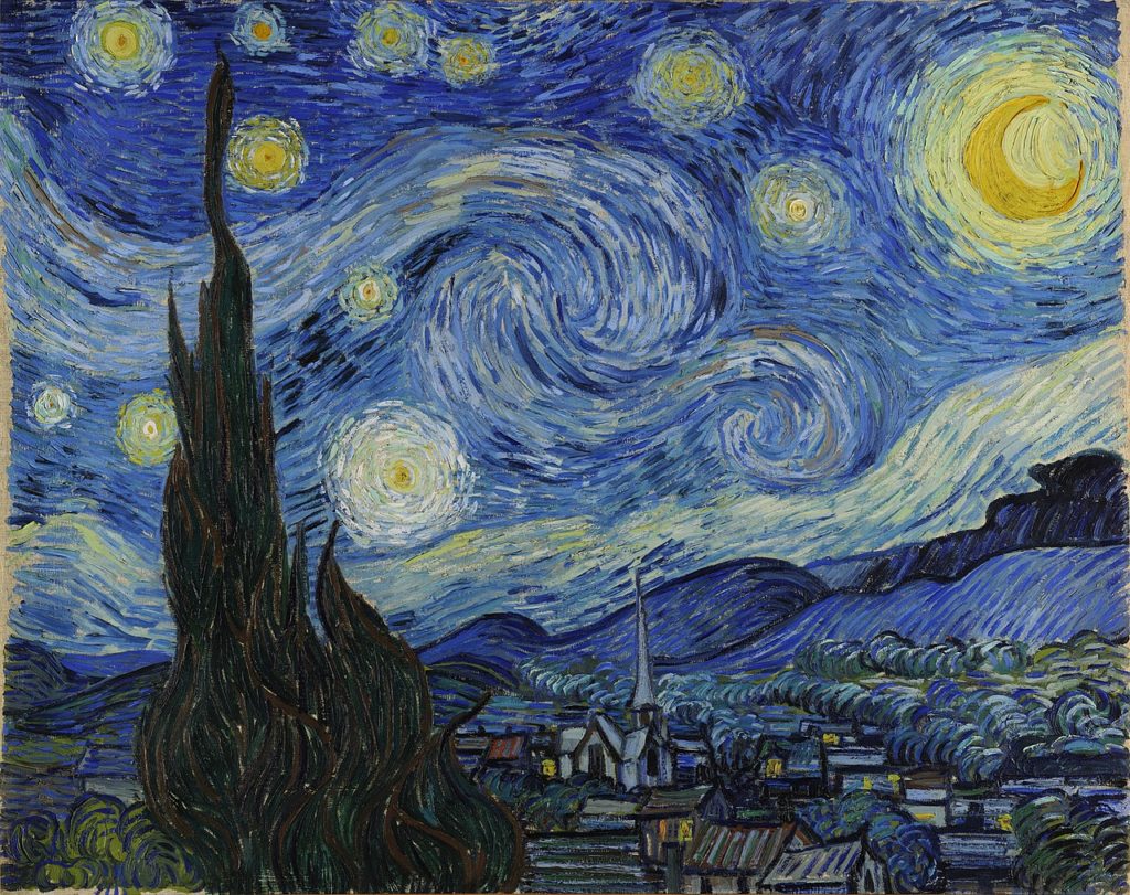 Mental Health van gogh: Vincent van Gogh, Starry Night