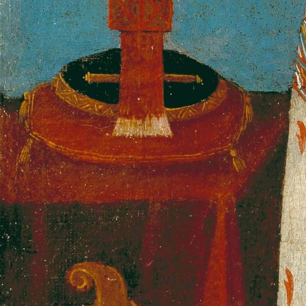 Mama Occollo: Great Princess Mama Occollo, 1850-1870, Cuzco, Peru, Denver Art Museum, Denver, CO, USA. Detail.
