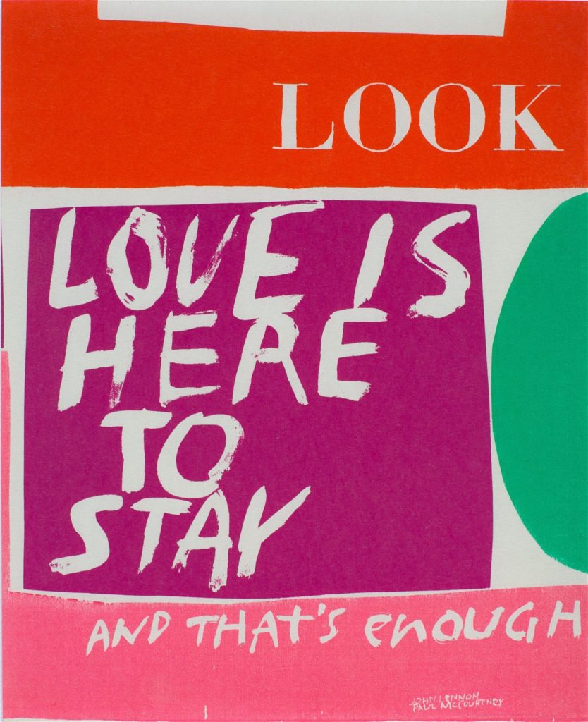 Corita Kent, look, 1965