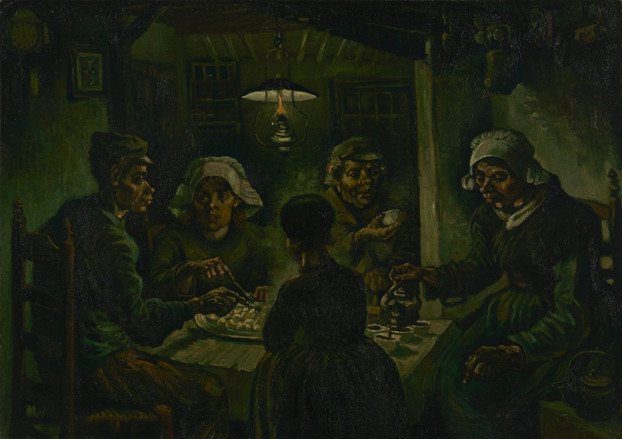 Mental Health van gogh: Vincent van Gogh, The Potato Eaters, 1885,