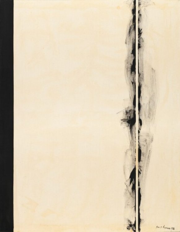 Barnett Newman, First Station, 1958, magna on canvas, National Gallery of Art, Washington, USA.