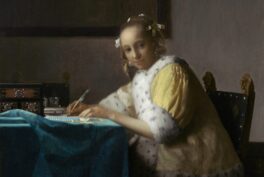 A Lady Writing, by Johannes Vermeer