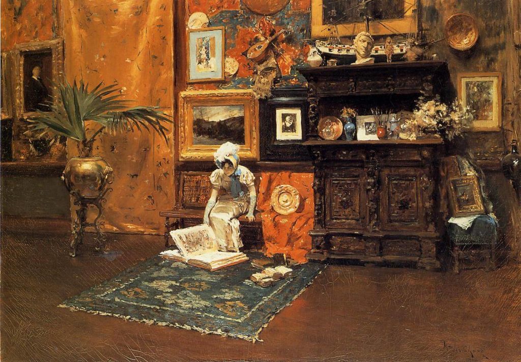 In the Studio by William Merritt Chase