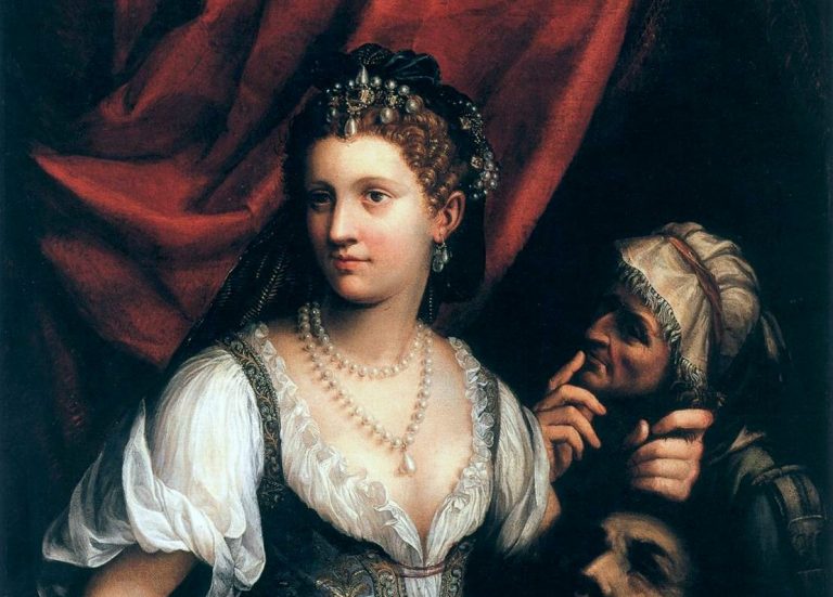 Fede Galizia: Fede Galizia, Judith with the Head of Holofernes, 1596, John and Mable Ringling Museum of Art, Sarasota, FL, USA. Detail.
