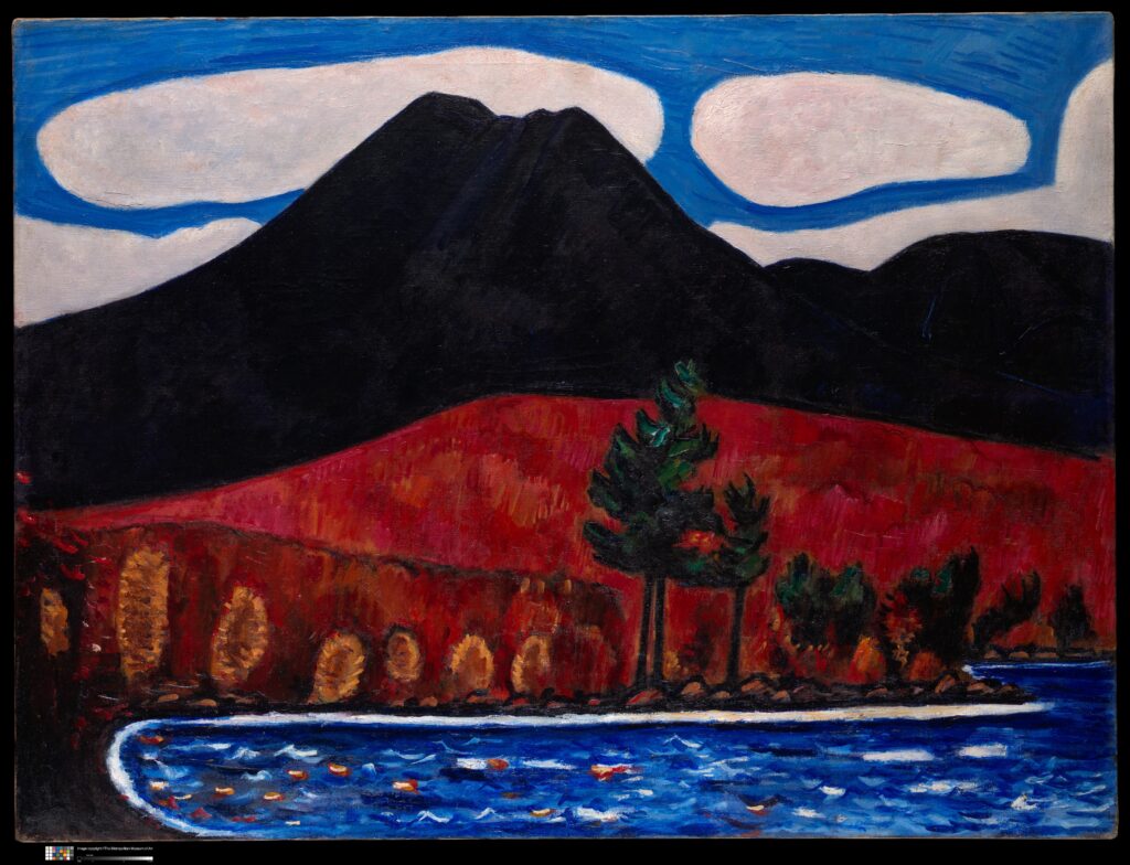 Marsden Hartley: Marsden Hartley, Mt. Katahdin (Maine), Autumn #2, 1939-1940, The Metropolitan Museum of Art, New York, USA.

