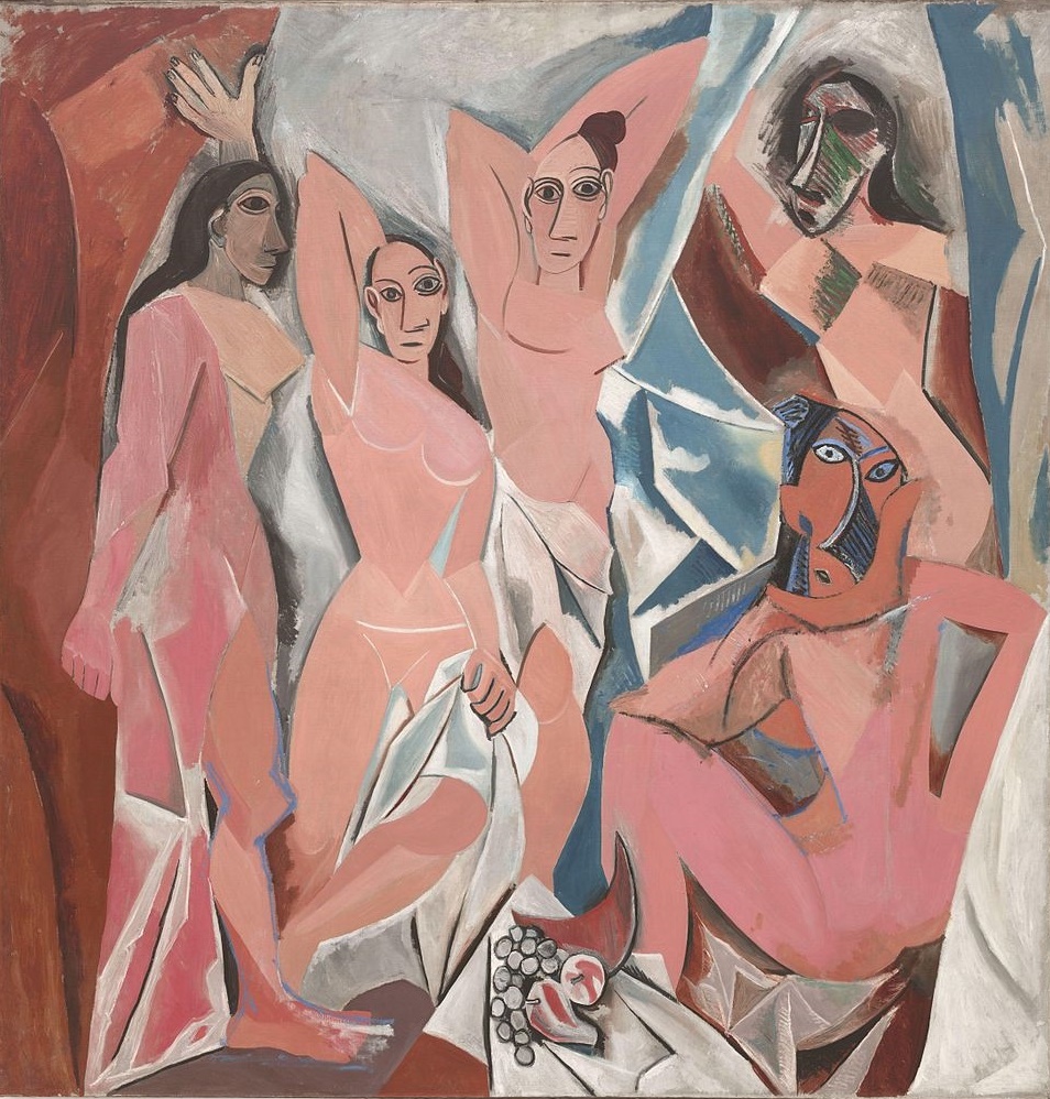 Mona Lisa theft: Pablo Picasso, Les Demoiselles d’Avignon, 1907, Museum of Modern Art, New York City, NY, USA.
