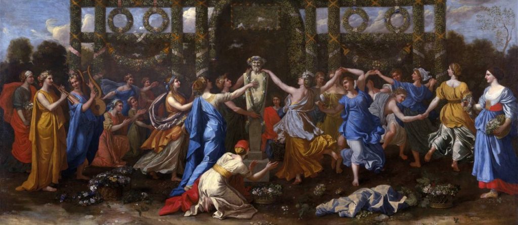 Nicolas Poussin, Hymenaios Disguised as a Woman During an Offering to Priapus, c.1634-8, São Paulo Museum of Art, Sao Paulo, Brazil.