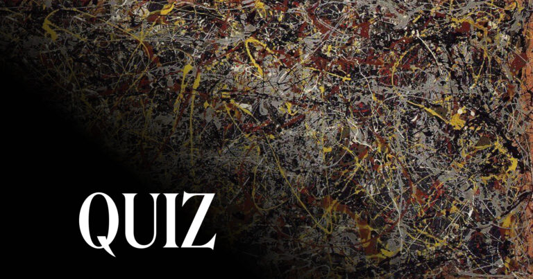 Jackson Pollock, Number 5, 1948, private collection. Jackson-Pollock.org. Detail.
