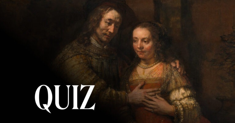 Rembrandt, The Jewish Bride, 1665–1669, Rijksmuseum, Amsterdam, Netherlands. Detail.
