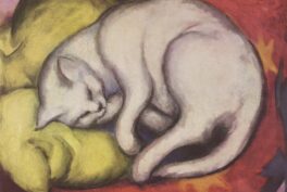 The White Cat painting by Franz Marc