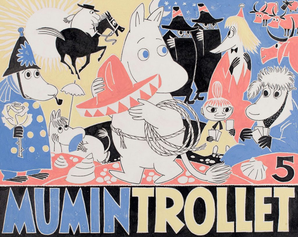 Tove Jansson Moomins: Tove Jansson, Moomin Comic Strip Album, 1957. Tove Jansson’s website.
