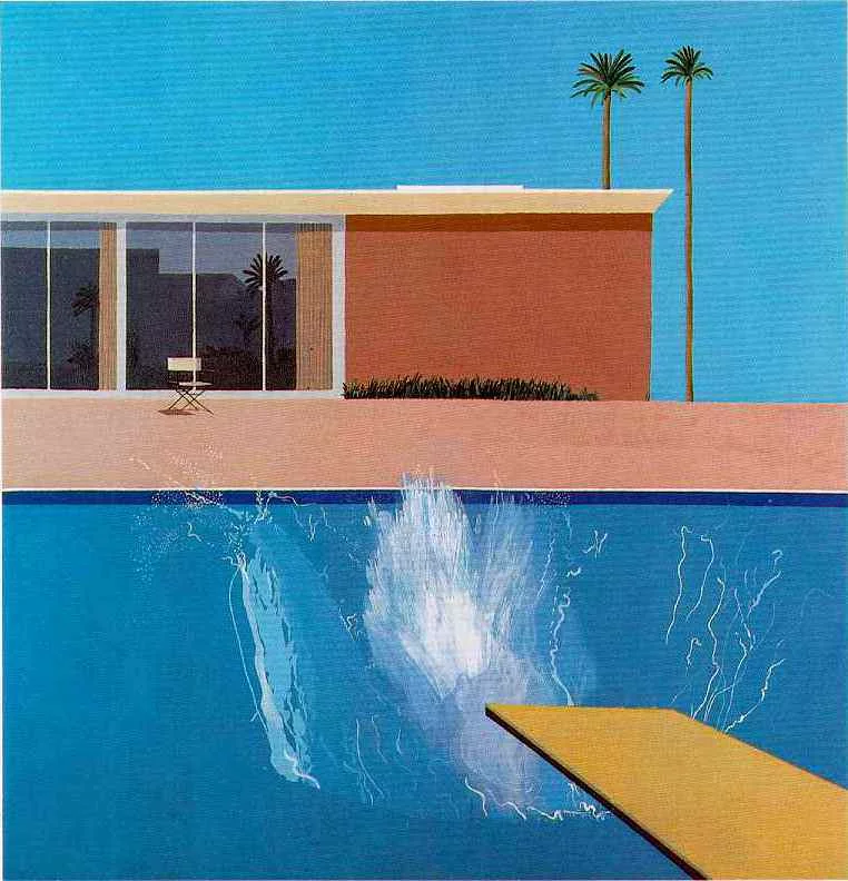 Pop Art Masterpieces: David Hockney, A Bigger Splash, 1967, Tate, London, UK.