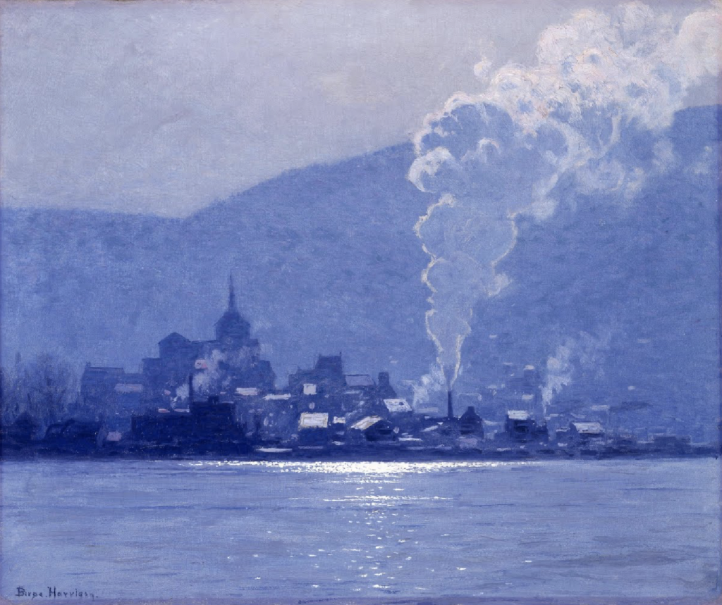 tonalism: L. Birge Harrison, A Puff of Steam, ca. 1910, The Museum of Fine Arts, Houston, TX, USA.
