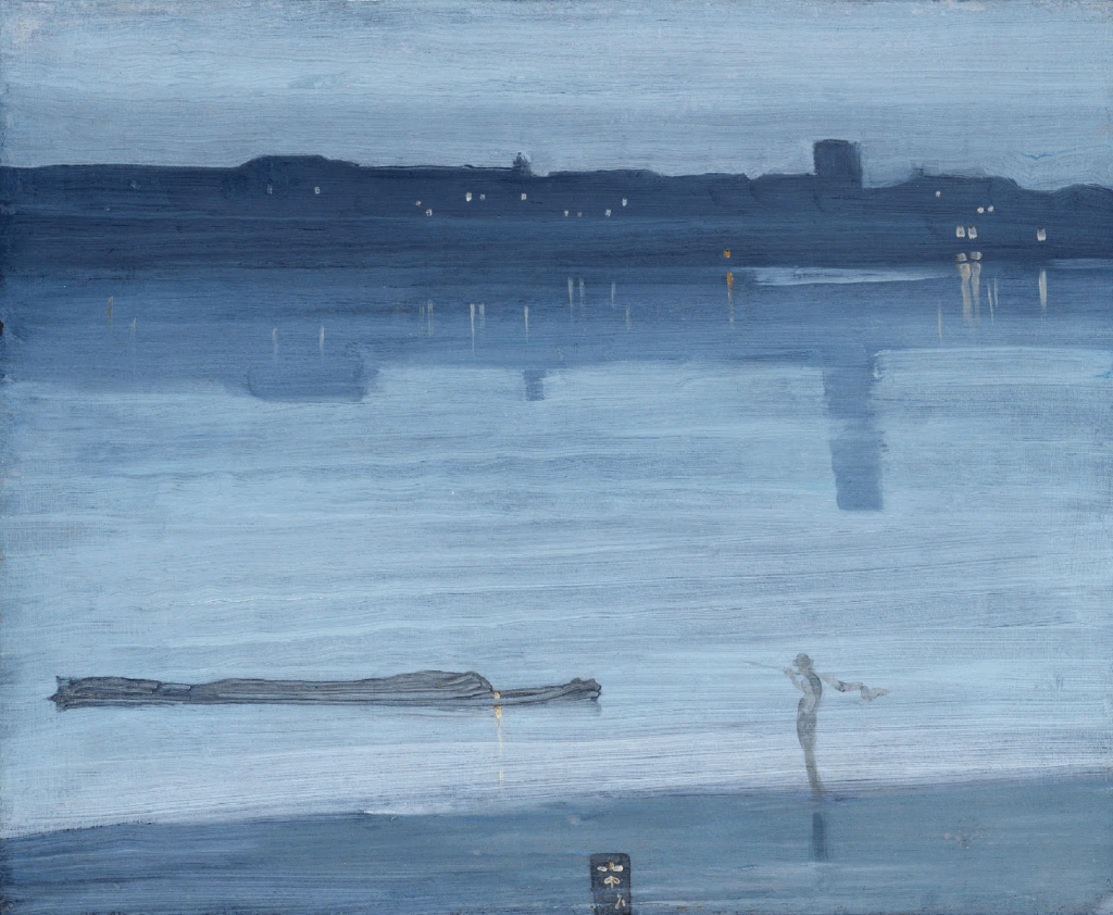 tonalism: James McNeill Whistler, Nocturne: Blue and Silver—Chelsea, 1871, Tate, London, UK.
