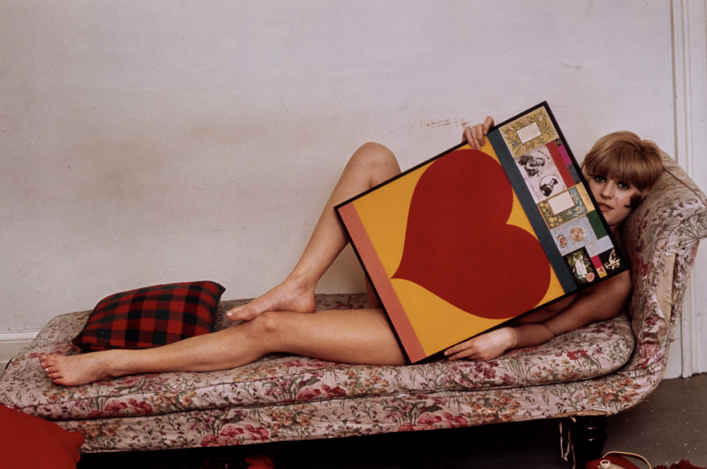 Pauline Boty: Pauline Boty, 1962. Photograph by Lewis Morley, National Portrait Gallery, London, UK. 
