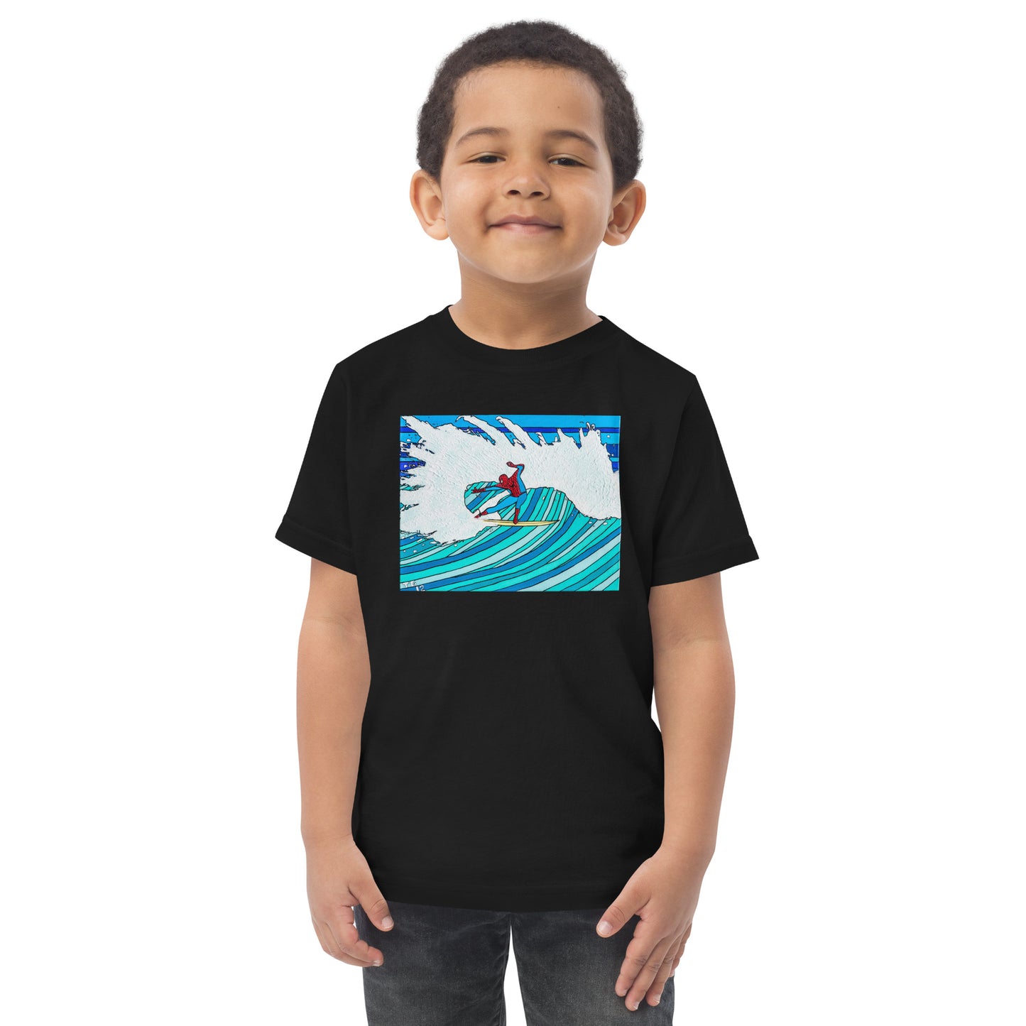 Spidey Style - Toddler jersey t-shirt